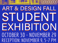 Student exhibition poster